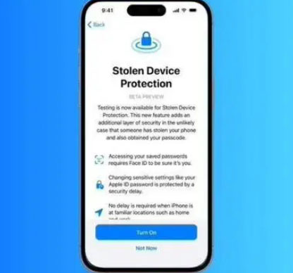 翁田镇苹果授权维修店分享被盗设备保护功能开启方法 
