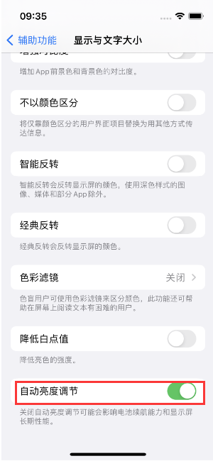 翁田镇苹果15维修店分享iPhone 15 Pro系列屏幕亮度 